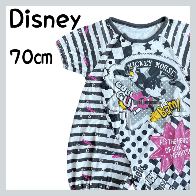 Disney(ディズニー)のDisney ロンパース キッズ/ベビー/マタニティのベビー服(~85cm)(ロンパース)の商品写真