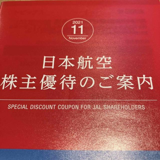 JAL(日本航空)(ジャル(ニホンコウクウ))のJAL日本航空株主優待 チケットの乗車券/交通券(航空券)の商品写真