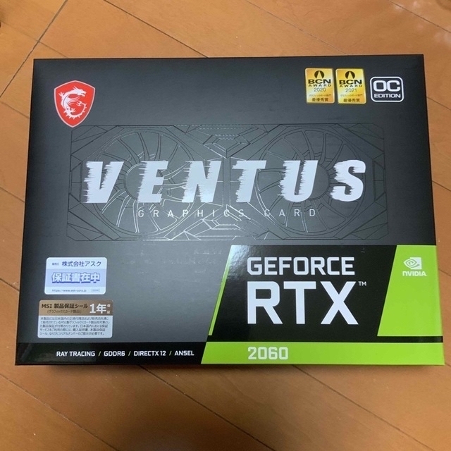 MSI GeForce RTX 2060 VENTUS 12G 未使用品 | angeloawards.com