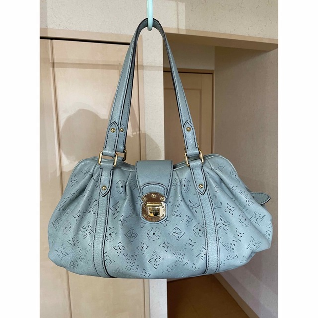 美品☆ ルイヴィトン マヒナ ステラPM ブルーシエル モノグラムマヒナ