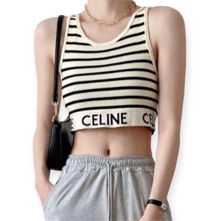 ずっと気になってた 新品未使用 CELINEタンクトップ タンクトップ
