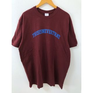 ディスイズネバーザット(thisisneverthat)のthisisneverthat（デュスイズネバーザット）ロゴ　S/S　Tシャツ【中古】【007】(Tシャツ/カットソー(半袖/袖なし))