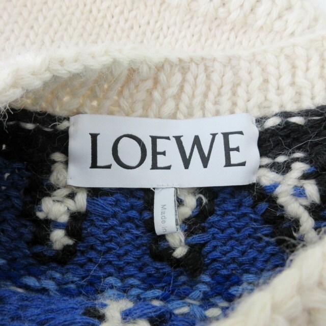 Mサイズ　LOEWE ロゴウールニット