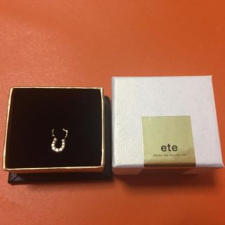 エテ(ete)のete K10 イエローゴールド ダイヤモンド ネックレス(ネックレス)