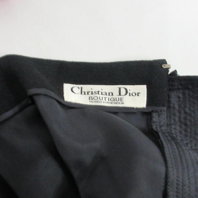 Christian Dior(クリスチャンディオール)のクリスチャンディオール ヴィンテージ ワンピース 黒 Fサイズ NGA35 レディースのワンピース(その他)の商品写真