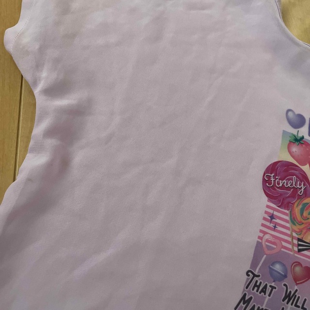 AEON(イオン)の2枚重ねTシャツ キッズ/ベビー/マタニティのキッズ服女の子用(90cm~)(Tシャツ/カットソー)の商品写真