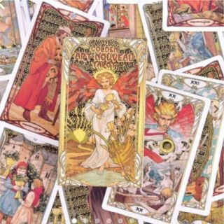 新品 ゴールデンアールヌーボー GOLDEN ART NOUVEAU TAROT(その他)