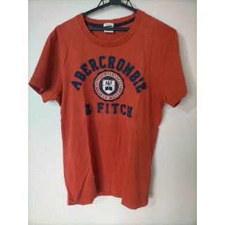 アバクロンビーアンドフィッチ(Abercrombie&Fitch)のアバクロ Tシャツ オレンジ系 US Mサイズ(Tシャツ/カットソー(半袖/袖なし))