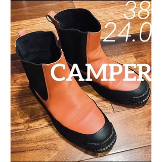 カンペール(CAMPER)の超美品☆カンペール  PIX ハイカットシューズ  サイドゴアブーツ 24.0(ブーツ)