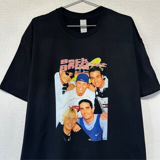 BACK STREET BOYS Tシャツ 黒(Tシャツ/カットソー(半袖/袖なし))