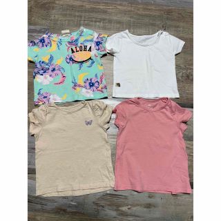 エイチアンドエム(H&M)のTシャツ 子ども 4枚セット  サイズ80(Ｔシャツ)