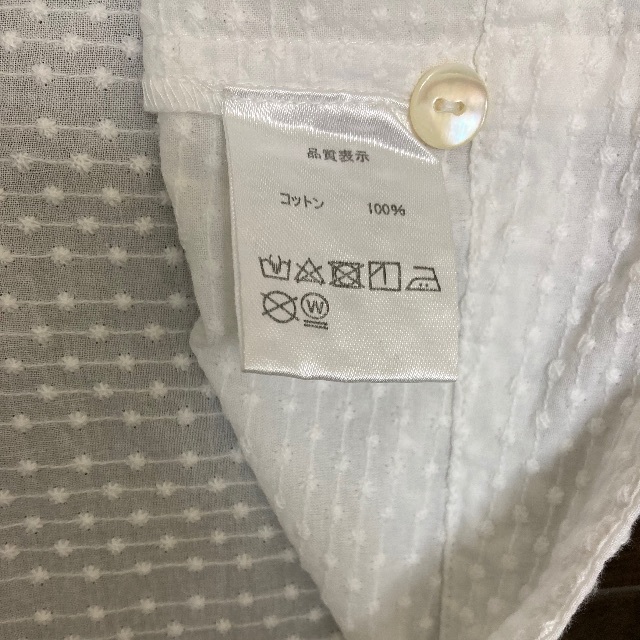 水玉ブラウス幅広 レディースのトップス(シャツ/ブラウス(半袖/袖なし))の商品写真