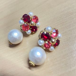 お花モチーフピアス❉(ピアス)