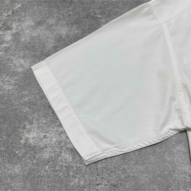 GAP(ギャップ)のオールドギャップGAP☆半袖ホワイトボタンダウンシャツ 90s XXLサイズ相当 メンズのトップス(シャツ)の商品写真