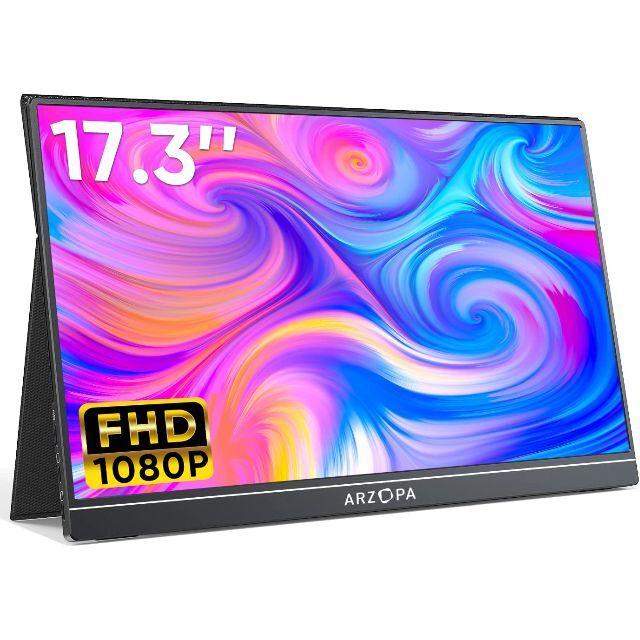 【色: 17.3インチ】モバイルモニター 17.3インチモニター ARZOPA