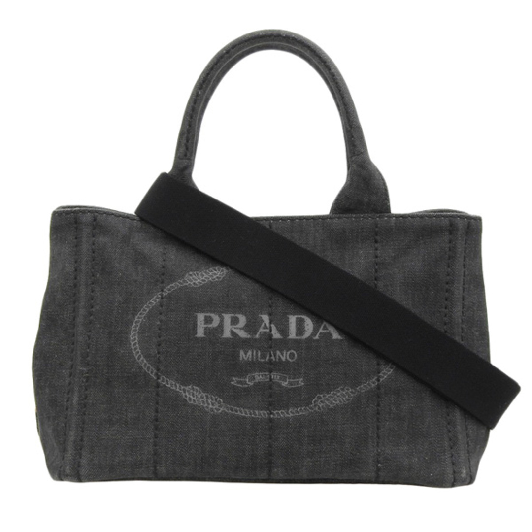 数量限定】 【中古】PRADA - PRADA プラダ gy ブラック 1BG439 トート