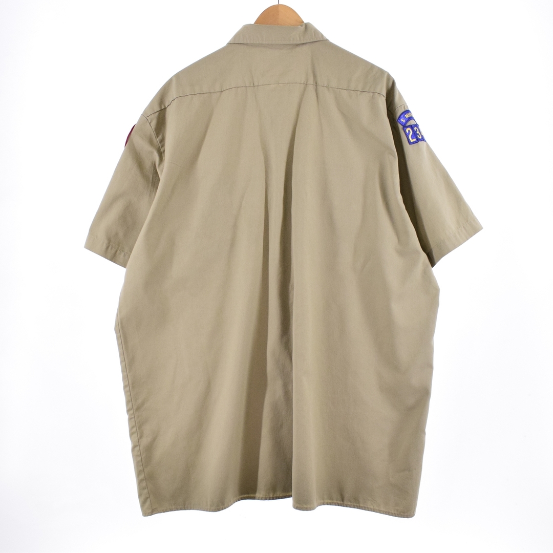 ビックサイズ ディッキーズ Dickies 半袖 ワークシャツ メンズXXXL /eaa337282