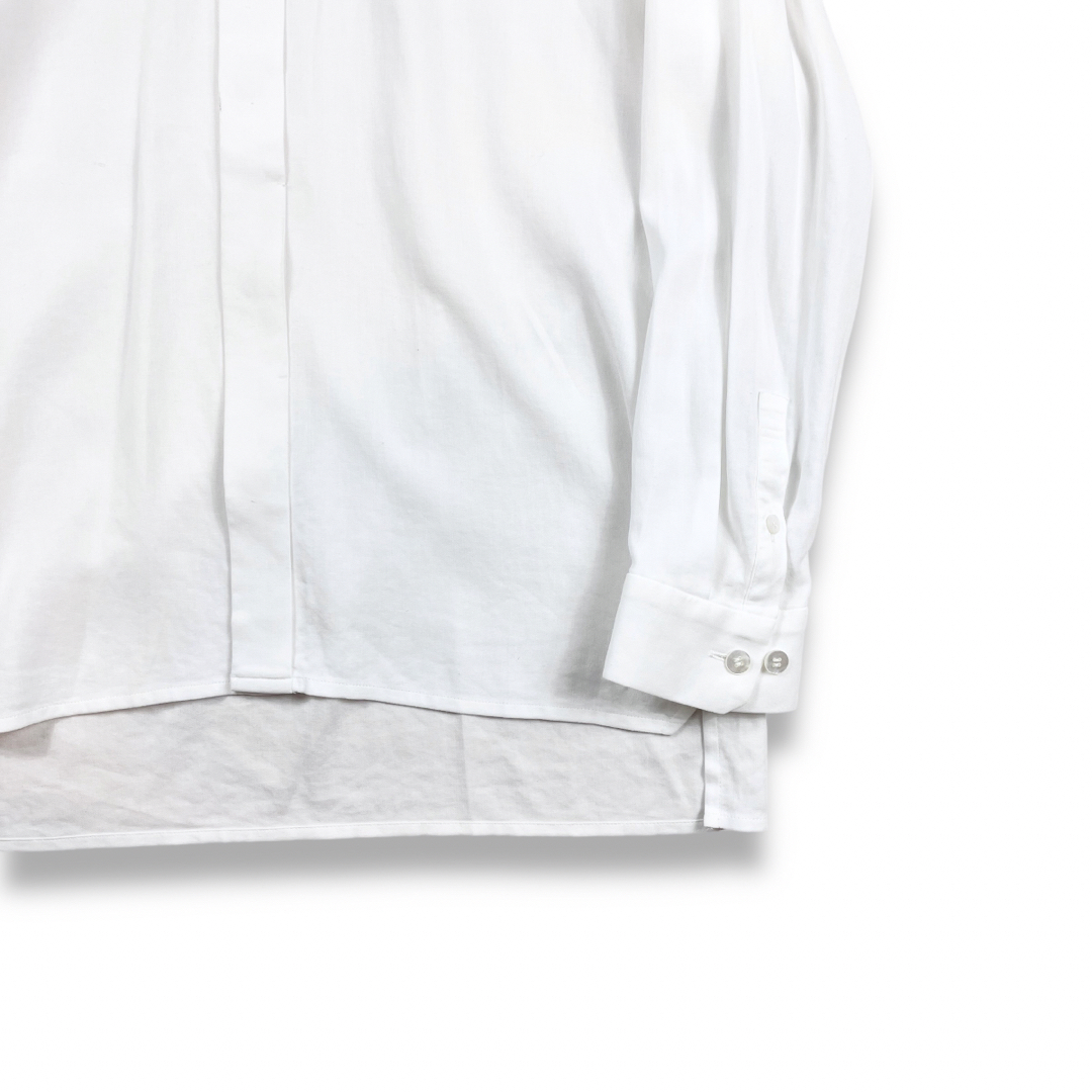 90s ISSEY MIYAKE イッセイミヤケ ノーカラーシャツ バンドカラー