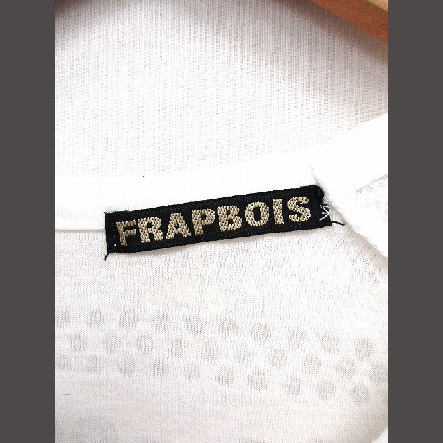 FRAPBOIS(フラボア)のフラボア FRAPBOIS ワイドカットソー Tシャツ 七分袖 イラストプリント レディースのトップス(その他)の商品写真