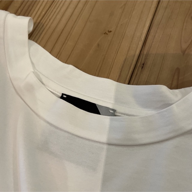 ATON(エイトン)のATON SUVIN 60/2 オーバーサイズ S/S Tシャツ ホワイト メンズのトップス(Tシャツ/カットソー(半袖/袖なし))の商品写真