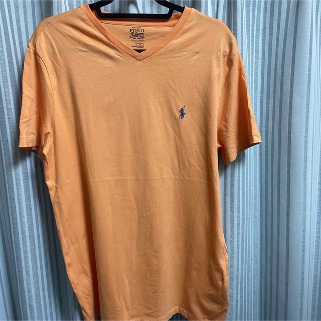 Ralph Lauren(ラルフローレン)のほぼ未使用☆ラルフローレンオレンジ半袖トップス レディースのトップス(Tシャツ(半袖/袖なし))の商品写真