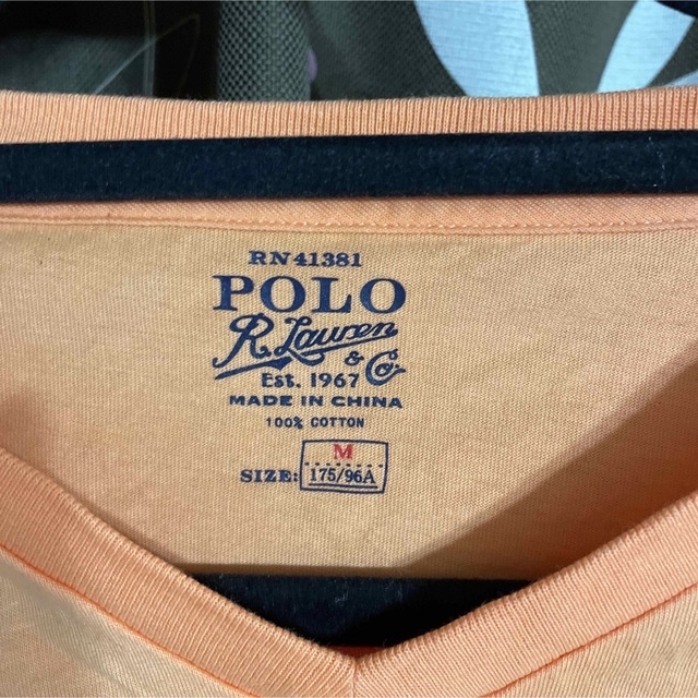 Ralph Lauren(ラルフローレン)のほぼ未使用☆ラルフローレンオレンジ半袖トップス レディースのトップス(Tシャツ(半袖/袖なし))の商品写真