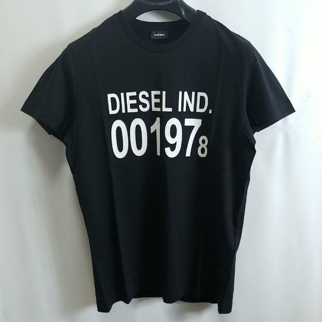 新品 Mサイズ ディーゼル Diesel ロゴ Tシャツ 黒 001978