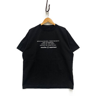 ユニフォームエクスペリメント(uniform experiment)のUNIFORM EXPERIMENT ユニフォームエクスペリメント 20SS nocoffee ロゴ 半袖Ｔシャツ 黒 サイズ2 正規品 / B3753(Tシャツ/カットソー(半袖/袖なし))