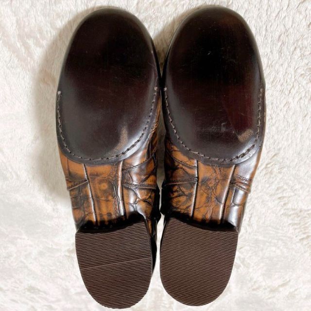 激レア☆Jean Paul GAULTIER ブーツ クロコ型押し 茶 26cm