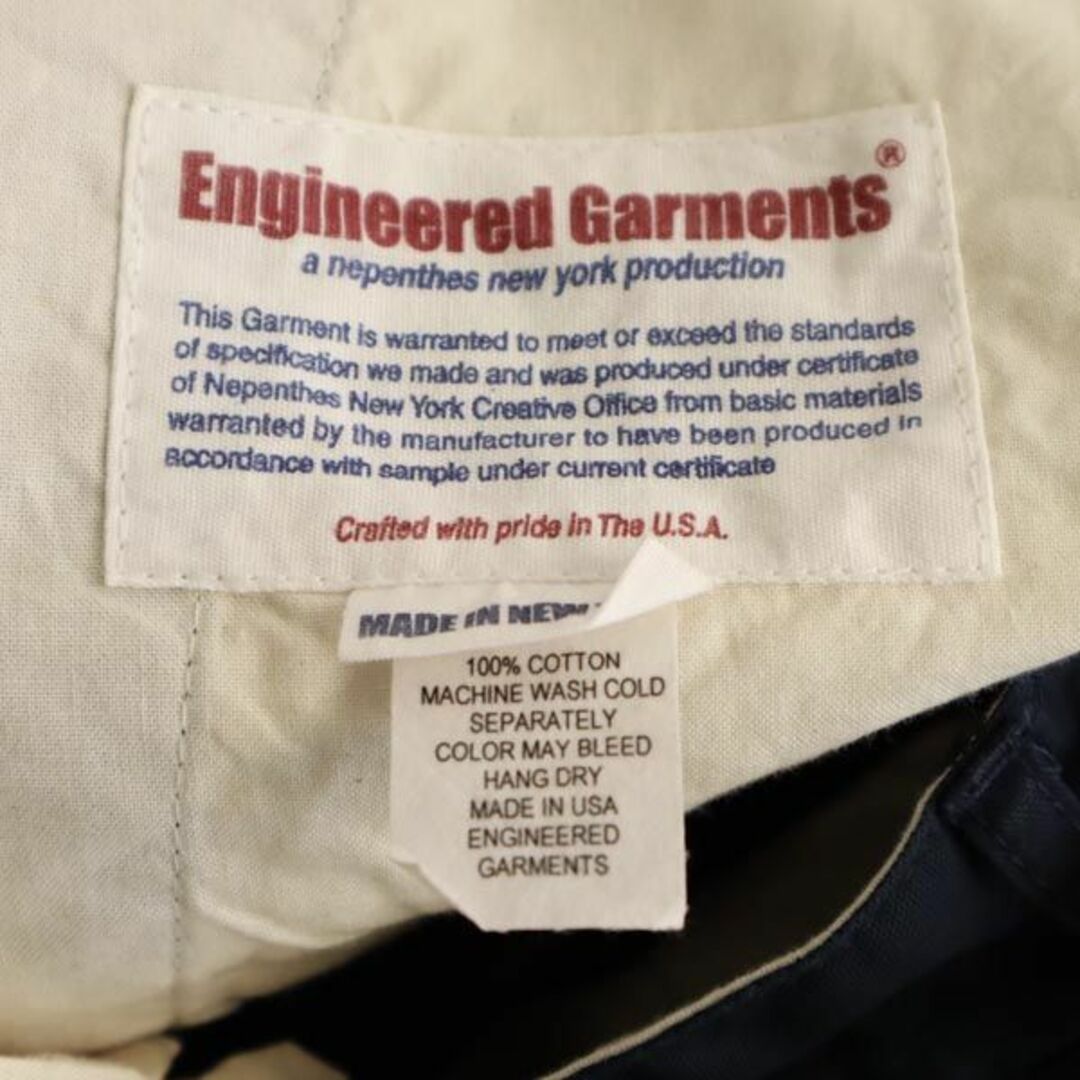 Engineered Garments(エンジニアードガーメンツ)のエンジニアードガーメンツ USA製 コットン ショートパンツ w28 紺 Engineered Garments NEW YORK メンズ 【中古】  【230524】 メンズのパンツ(ショートパンツ)の商品写真