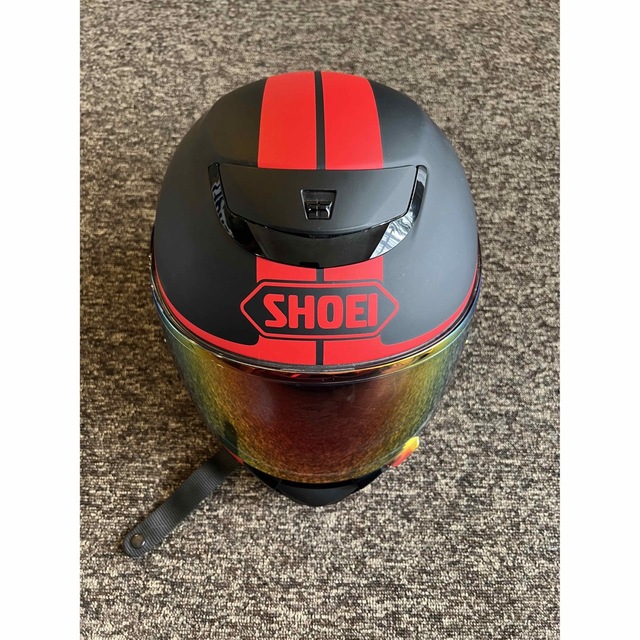 SHOEI(ショウエイ)のSHOEI QWEST BLOODFLOW ヘルメット 自動車/バイクのバイク(ヘルメット/シールド)の商品写真