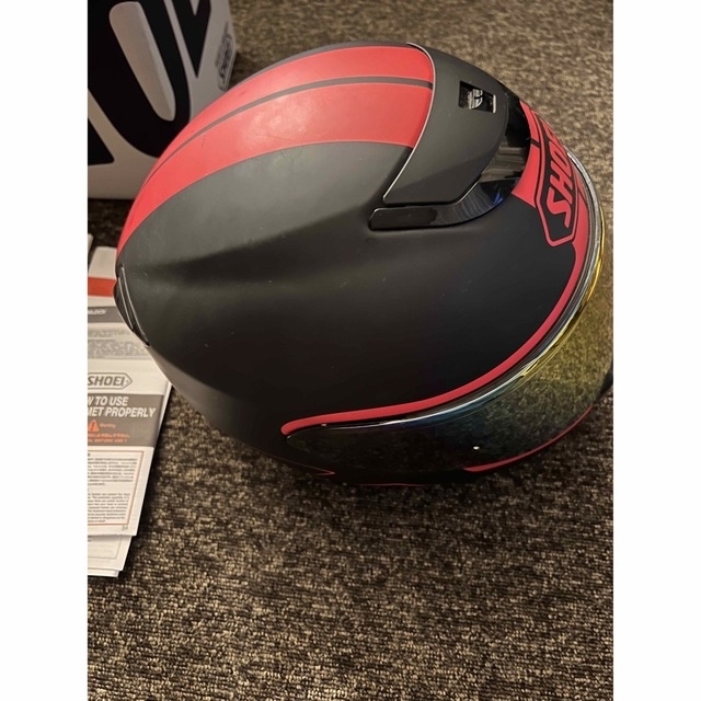 SHOEI(ショウエイ)のSHOEI QWEST BLOODFLOW ヘルメット 自動車/バイクのバイク(ヘルメット/シールド)の商品写真