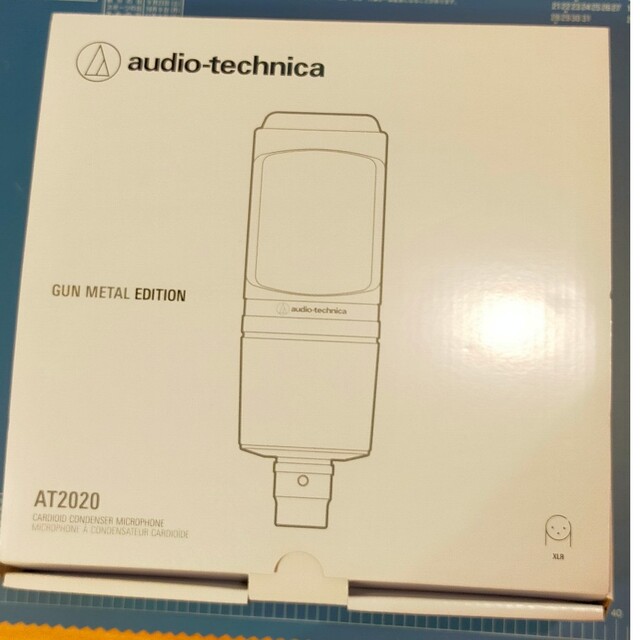 audio-technica(オーディオテクニカ)のAT2020GM ショックマウント　2〜3回使用 楽器のレコーディング/PA機器(マイク)の商品写真