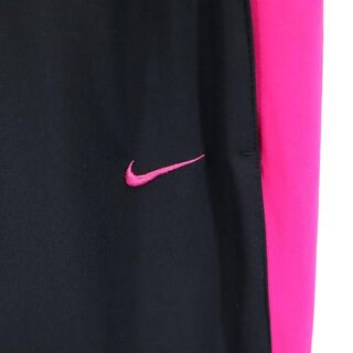 NIKE - ナイキ スポーツ ロゴ刺繍 ショートパンツ S ブラック×ピンク 