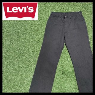 リーバイス(Levi's)のリーバイス スタプレ W32 L34ブラック ノンデニム イタリア1998年(その他)