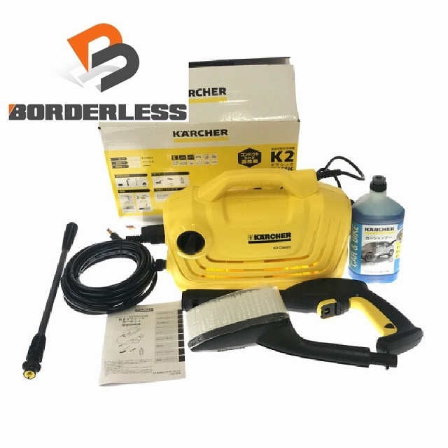 ☆未使用品☆KARCHER ケルヒャー 家庭用高圧洗浄機 K2クラシック カーキット 1.600-976.0 100V 50Hz-60Hz 洗車  71277の通販 by 工具販売専門店Borderless(ラクマ店)｜ラクマ