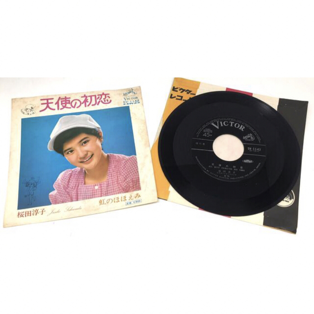 Victor(ビクター)の【昭和レトロ】EPレコード　桜田淳子 デビューから8シングル、まとめて エンタメ/ホビーのCD(ポップス/ロック(邦楽))の商品写真