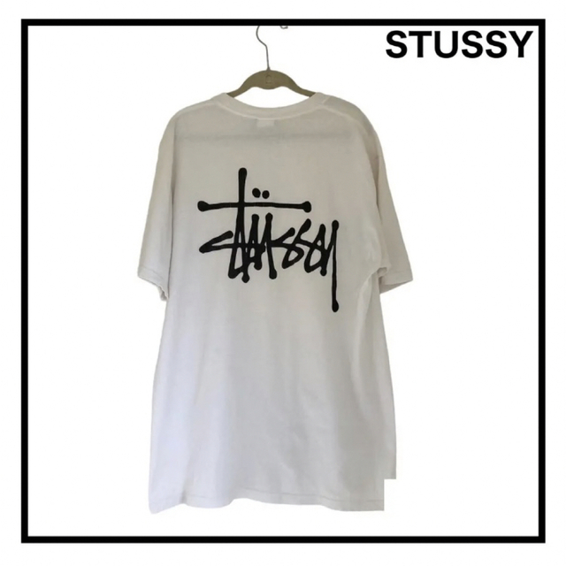 STUSSY】 ステューシー Tシャツ 半袖 バッグロゴ デカロゴ 男女兼用