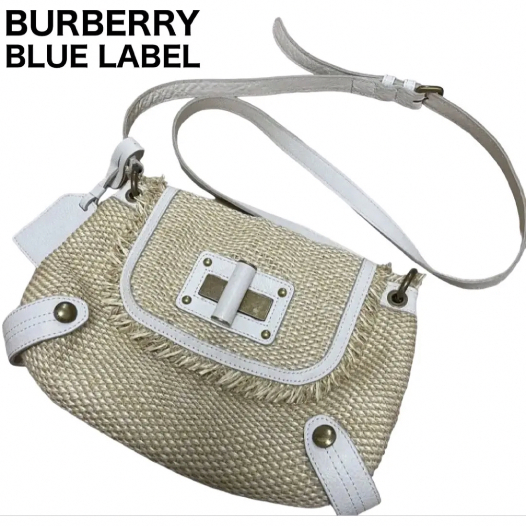 BURBERRY BLUE LABEL(バーバリーブルーレーベル)のBURBERRY BLUE LABEL ショルダーバッグ　カゴバッグ　ポシェット レディースのバッグ(ショルダーバッグ)の商品写真