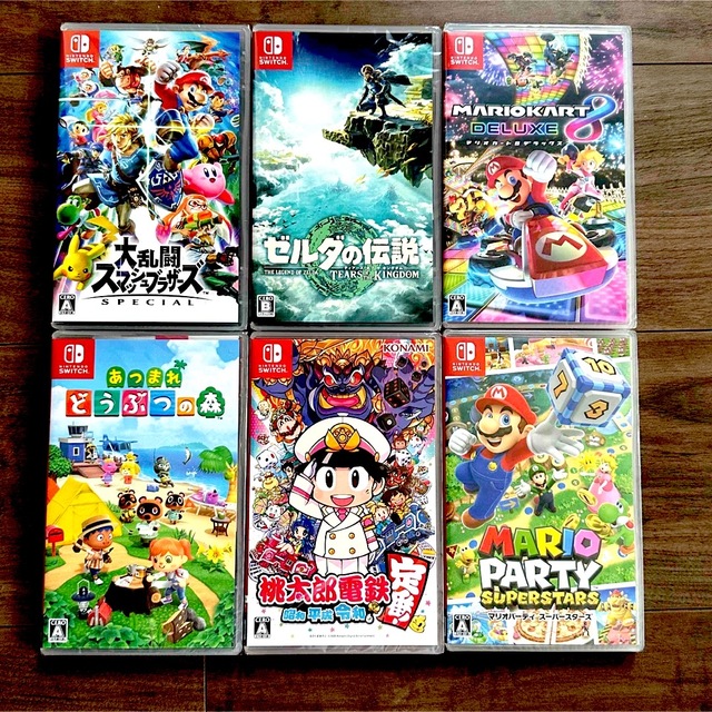 任天堂 - Nintendo Switch ソフト6本 新品未開封の通販 by ただっち's