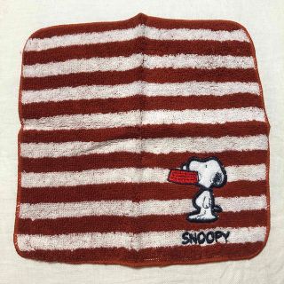 スヌーピー(SNOOPY)のスヌーピーハンドタオル☆新品未使用(ハンカチ)