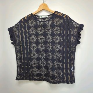 ドットアンドストライプスチャイルドウーマン(Dot&Stripes CHILDWOMAN)の★Dot and Stripes CHILD WOMAN シアー カットソー(カットソー(半袖/袖なし))