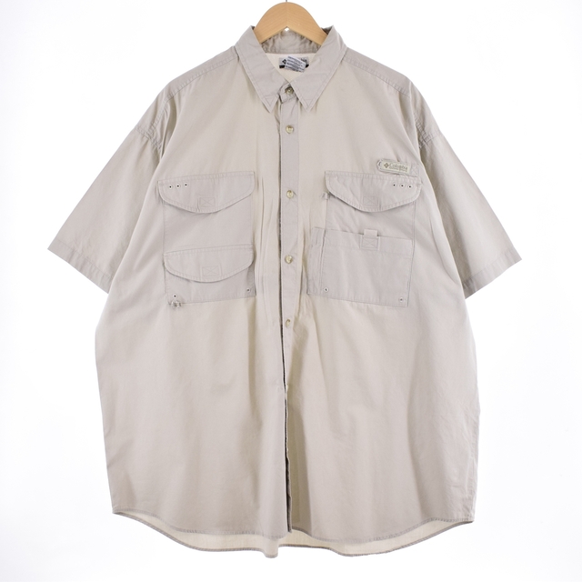 コロンビア Columbia PFG 半袖 フィッシングシャツ メンズXXL /eaa336233