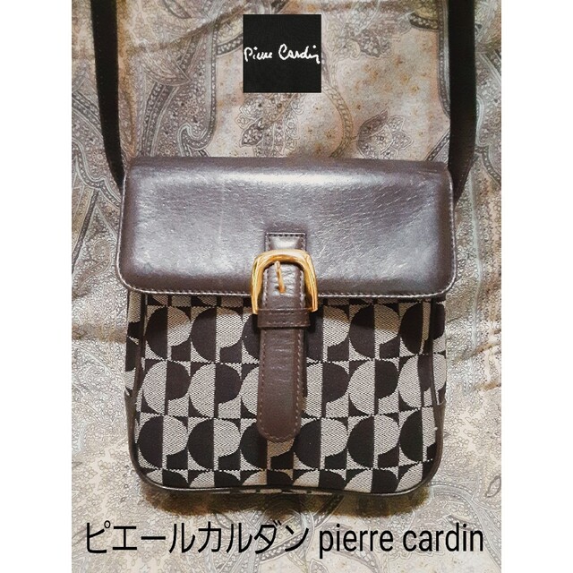 pierre cardin(ピエールカルダン)のピエールカルダンpierre cardin 本革コンビ/斜め掛けショルダーバッグ レディースのバッグ(ショルダーバッグ)の商品写真