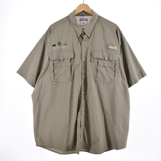 コロンビア(Columbia)の古着 コロンビア Columbia PFG 半袖 フィッシングシャツ メンズXXL /eaa336234(シャツ)