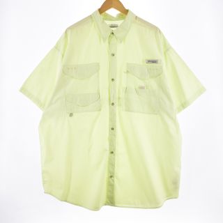 コロンビア(Columbia)の古着 ビッグサイズ コロンビア Columbia PFG 半袖 フィッシングシャツ メンズXXXL /eaa336238(シャツ)