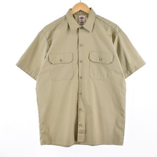 ディッキーズ Dickies 半袖 ワークシャツ メンズM /eaa331306