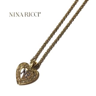 ニナリッチ(NINA RICCI)のvintage ニナリッチ ハートモチーフ ネックレス(ネックレス)