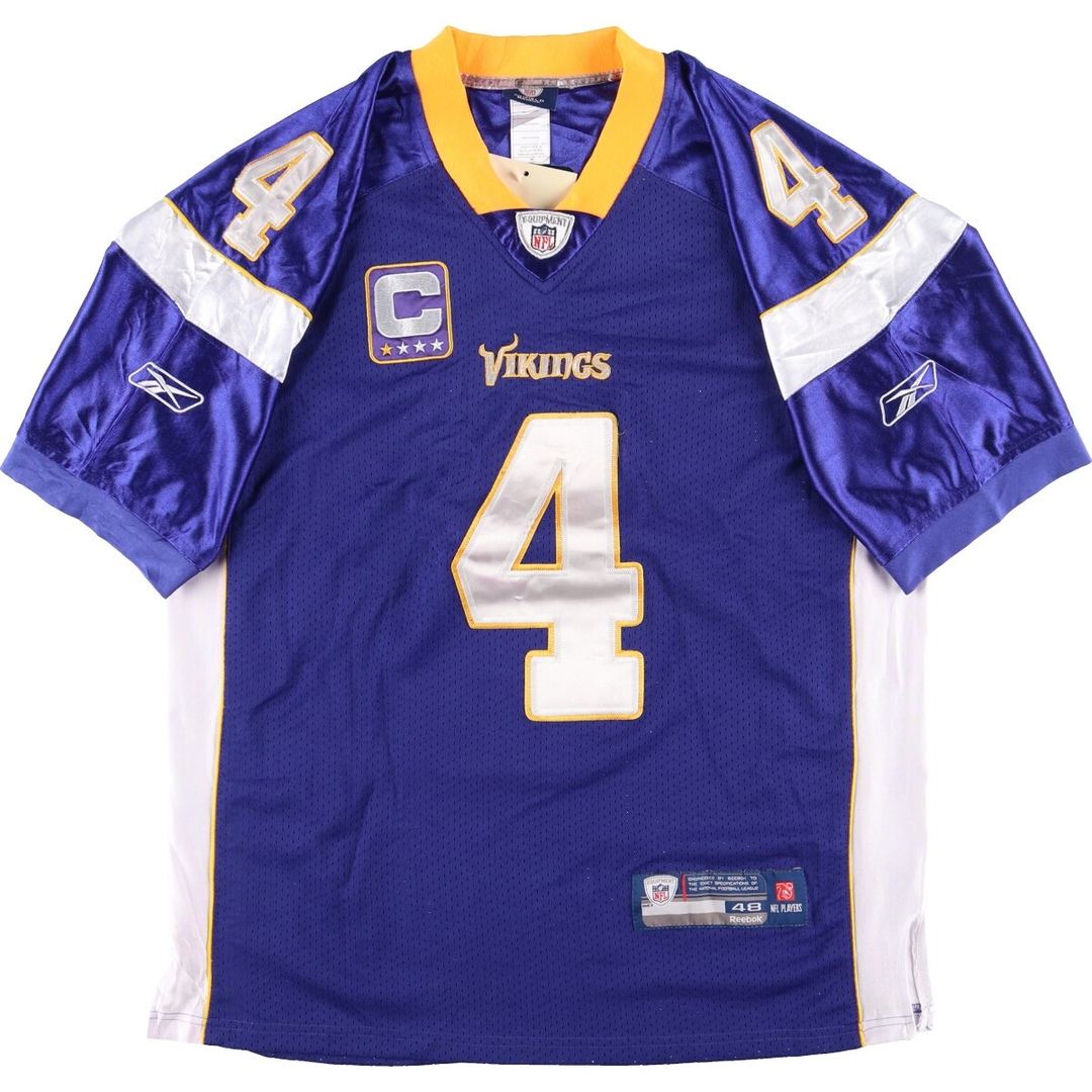 デッドストック DEADSTOCK リーボック Reebok NFL MINNESOTA VIKINGS ミネソタバイキングス ゲームシャツ フットボールシャツ メンズXL /eaa336883