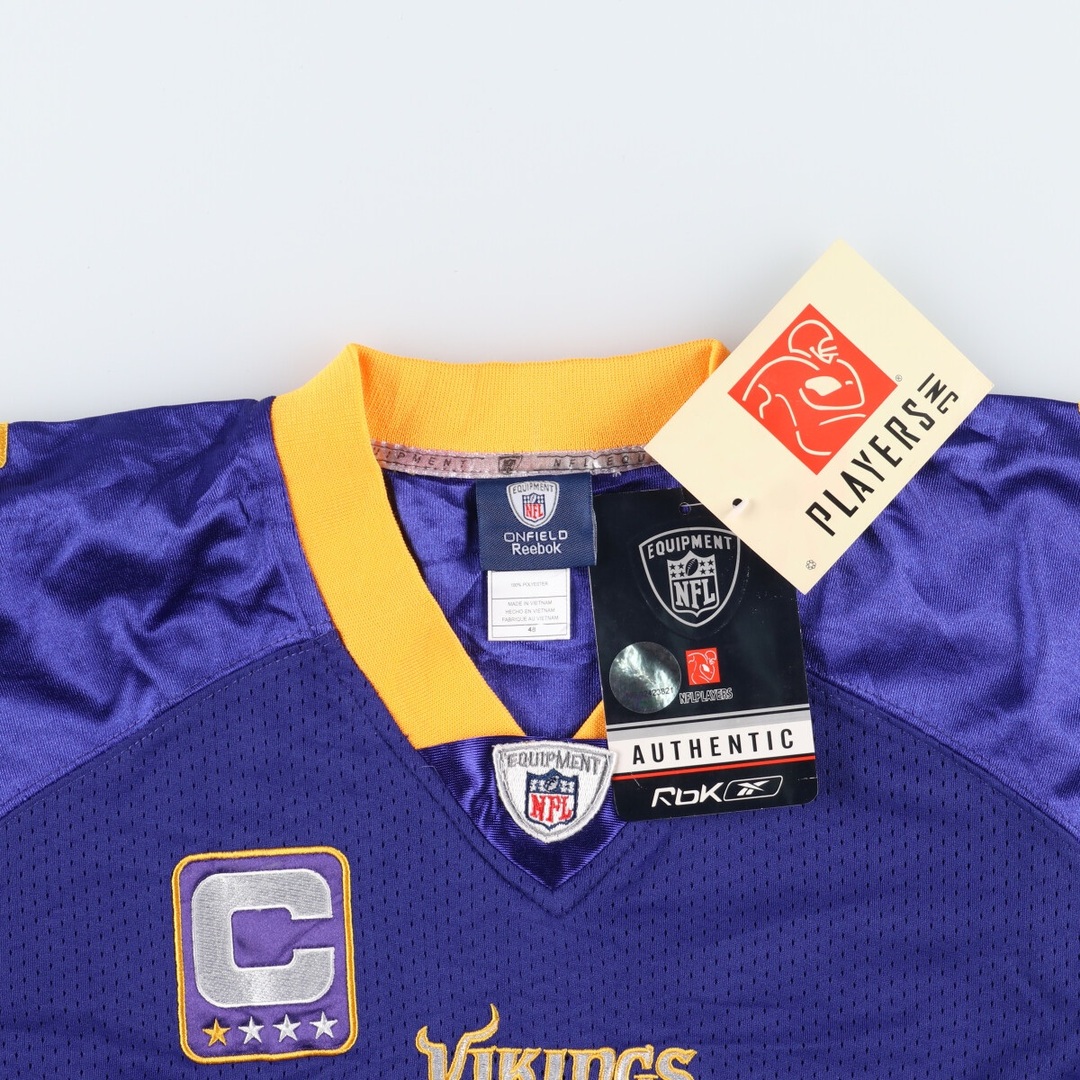 デッドストック DEADSTOCK リーボック Reebok NFL MINNESOTA VIKINGS ミネソタバイキングス ゲームシャツ フットボールシャツ メンズXL /eaa336883 2